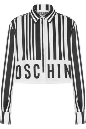 Moschino Camiseta con estampado de código de barras