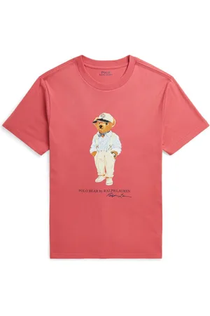 Ralph Lauren Camiseta con oso estampado