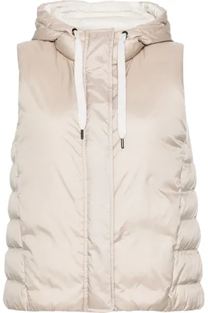 Brunello Cucinelli Chaleco acolchado con detalle Monili