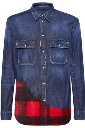 Dsquared2 Camisa vaquera a cuadros