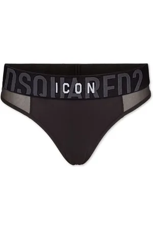 Dsquared2 Tanga Icon con panel de malla
