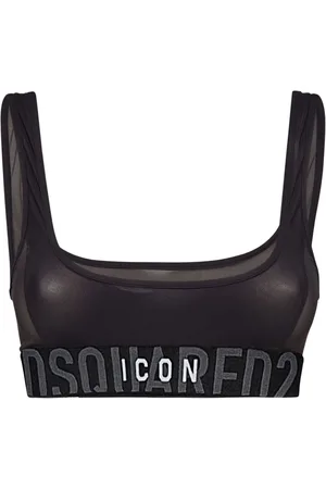 Dsquared2 Sujetador tipo bandeau con motivo Icon