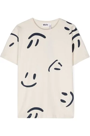 Molo Camiseta Riley con smiley estampado