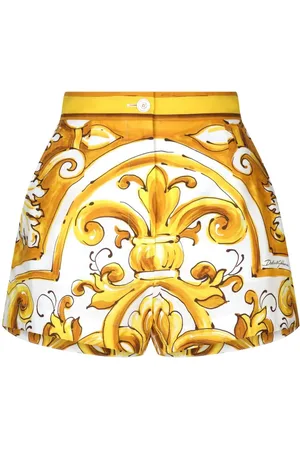 Dolce & Gabbana Pantalones cortos con motivo Mayólica