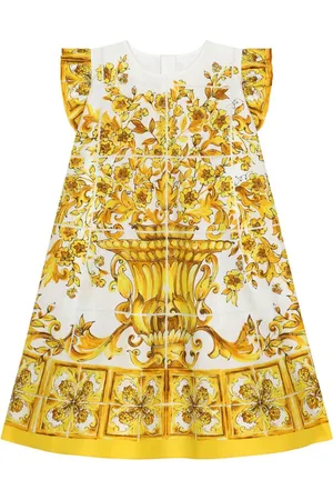 Dolce & Gabbana Vestido con estampado Mayólica