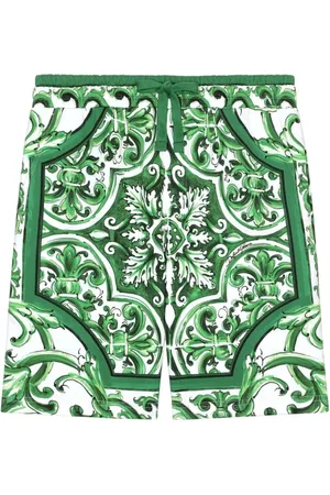 Dolce & Gabbana Bermudas con estampado de mayólica