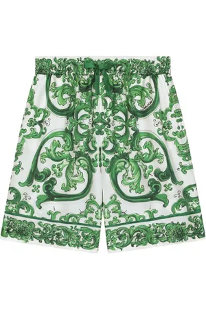 Dolce & Gabbana Bermudas con estampado mayólica