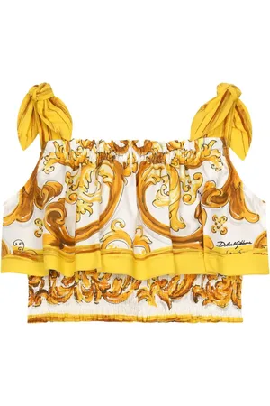 Dolce & Gabbana Blusa con estampado mayólica