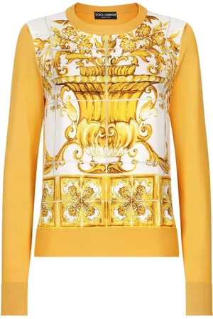 Dolce & Gabbana Jersey con estampado mayólica