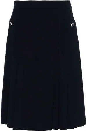 CHANEL Falda plisada 1990