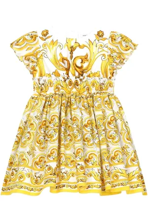 Dolce & Gabbana Vestido con estampado mayólica