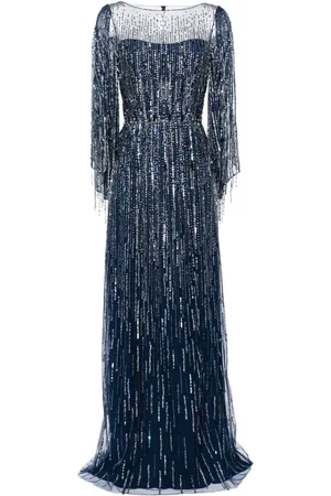 Jenny Packham Vestido de fiesta Rhapsody con lentejuelas