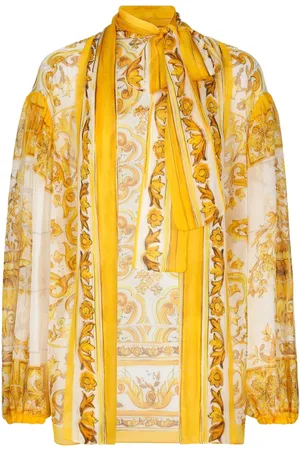 Dolce & Gabbana Blusa con motivo Mayólica