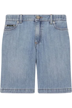 Dolce & Gabbana Pantalones vaqueros cortos con parche del logo