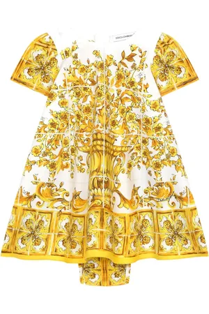 Dolce & Gabbana Vestido con estampado mayólica