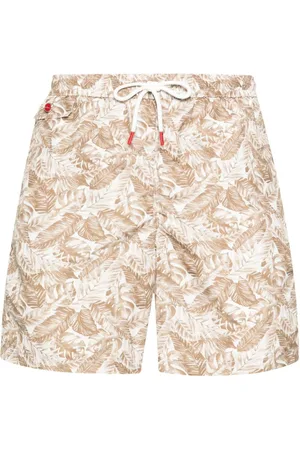 Kiton Bañador con estampado floral