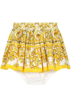 Dolce & Gabbana Falda con motivo mayólica