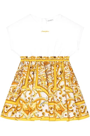 Dolce & Gabbana Vestido estampado de manga corta