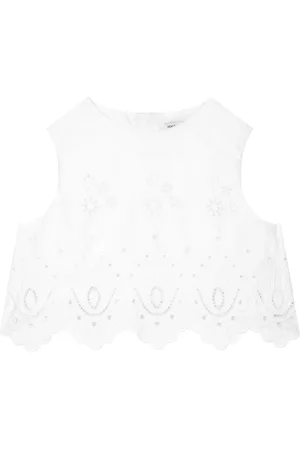 Dolce & Gabbana Top con bordado inglés