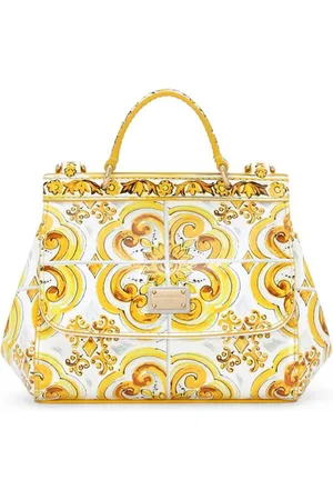 Dolce & Gabbana Bolso shopper Sicily con estampado Mayólica