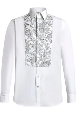 Etro Camisa con bordado floral