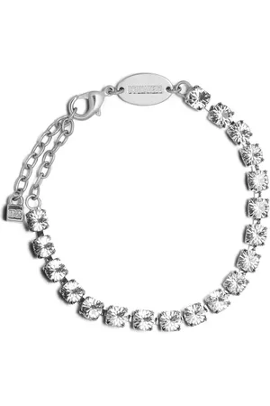 Dsquared2 Pulsera de metal con logo grabado