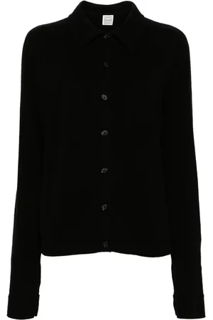 Totême Cárdigan con cuello camisero