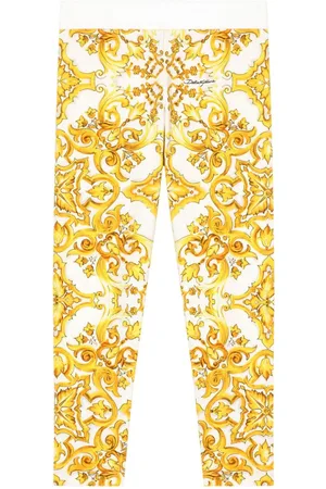 Dolce & Gabbana Leggins con estampado mayólica