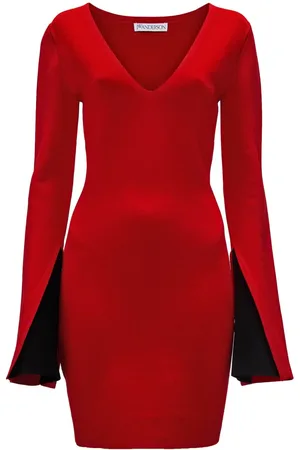 J.W.Anderson Vestido con cuello en V