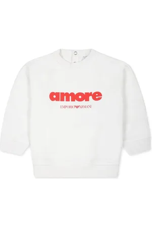 Emporio Armani Sudadera Amore con cuello redondo