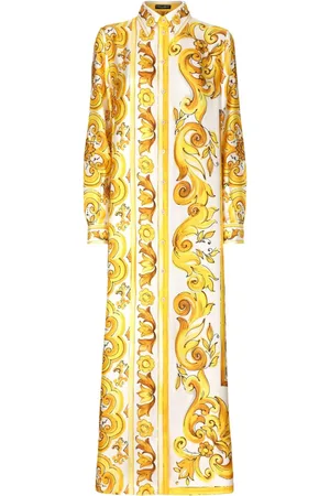 Dolce & Gabbana Vestido con motivo Mayólica