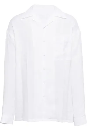 Prada Camisa con solapa de muesca
