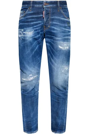 Dsquared2 Vaqueros Sexy Twist con efecto envejecido