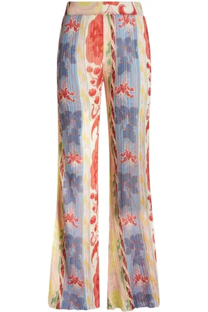 Etro Pantalones con estampado floral