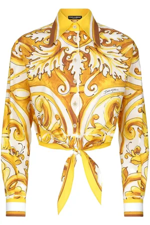 Dolce & Gabbana Camisa con estampado Mayólica