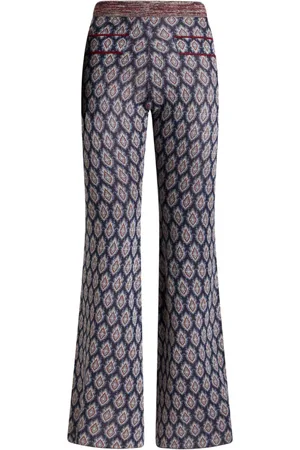 Etro Pantalones con motivo en jacquard