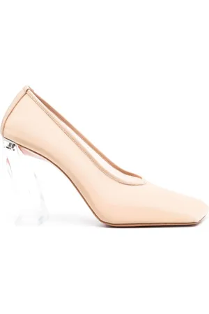 Amina Muaddi Zapatos Charlotte con tacón de 100 mm