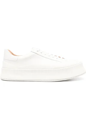 Jil Sander Zapatillas con cordones y plataforma