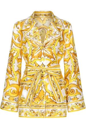 Dolce & Gabbana Camisa con motivo Majolica