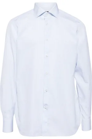 Ermenegildo Zegna Camisa a rayas diplomáticas