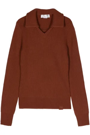 Victoria Beckham Jersey con cuello italiano