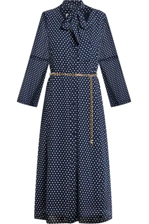 Michael Kors Vestido midi con lunares estampados