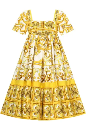 Dolce & Gabbana Vestido con estampado Mayólica