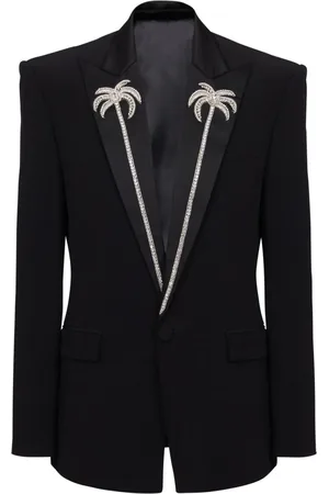Balmain Blazer con palmeras bordadas