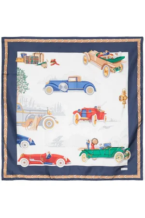 Gucci Pañuelo con estampado de automóviles