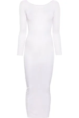 MAGDA BUTRYM Vestido largo semitranslúcido