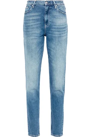 Calvin Klein Vaqueros ajustados de talle alto