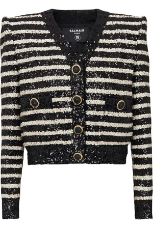 Balmain Chaqueta con lentejuelas