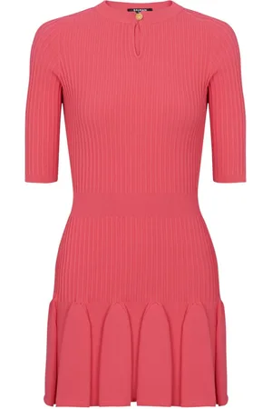 Balmain Vestido corto de canalé