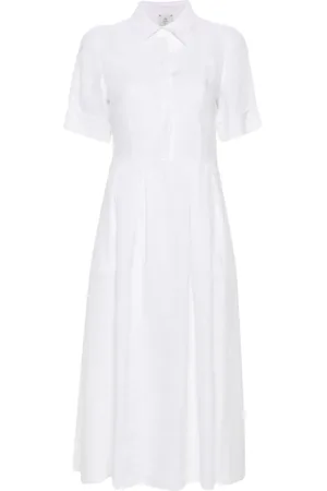 ELEVENTY Vestido midi de manga corta